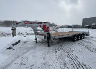 2026 N&N Buffalo Junior 22’+5′ Gooseneck Deck Over Trailer 3X 7,000LB Electric Axles – Single Wheels