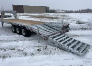 2026 N&N Buffalo Junior 22’+5′ Gooseneck Deck Over Trailer 3X 7,000LB Electric Axles – Single Wheels