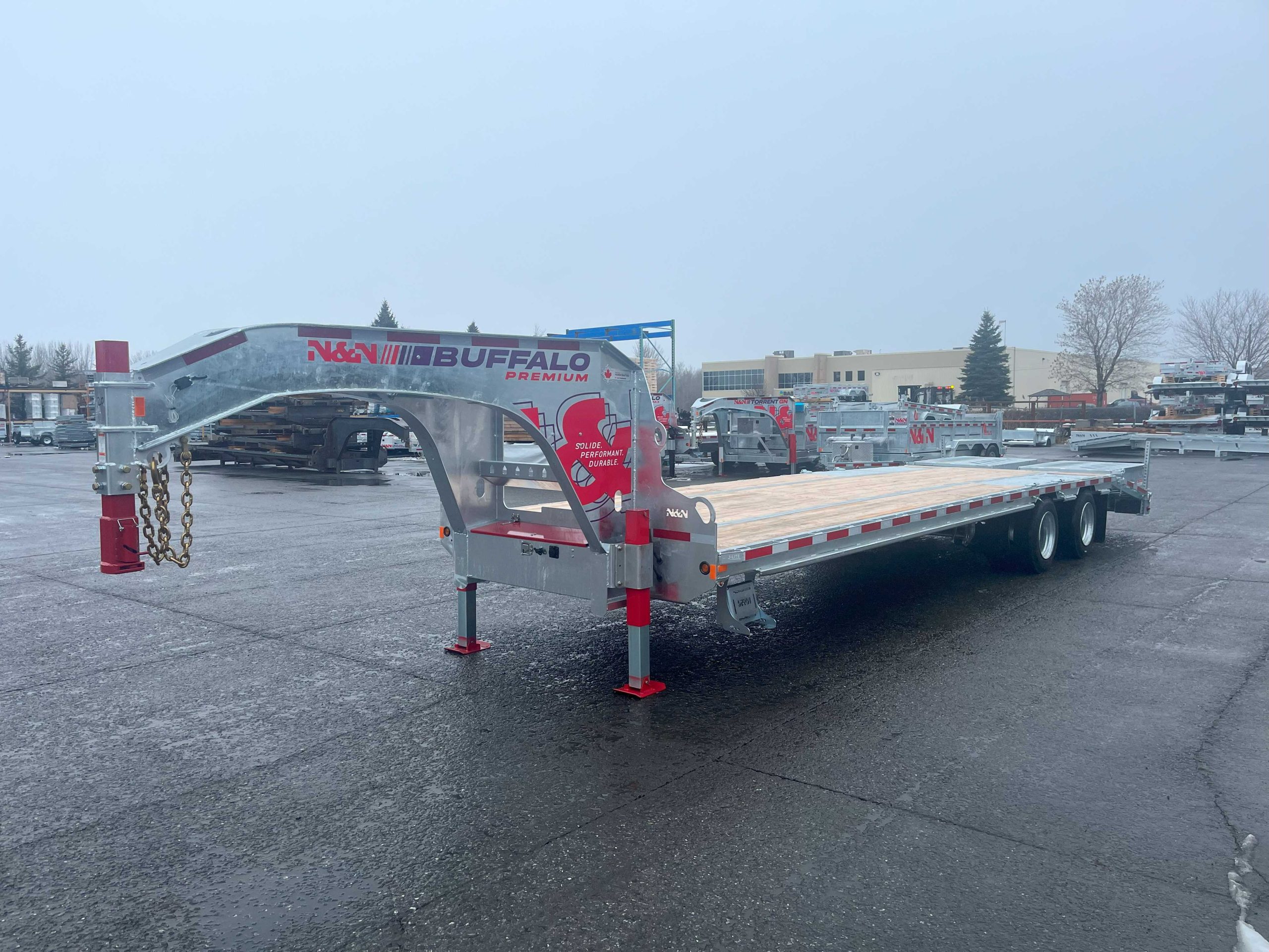 2026 N&N BUFFALO PREMIUM 30’+5′ GOOSENECK DECK OVER TRAILER – 2x 16,000 lb AXLES HYDRAULICS BRAKE, HYDRAULICS JACKS **HYDRAULIC RAMPS** – 40 000LB GVWR – 3IN COUPLER