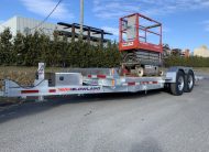 2026 N&N 80” x 20ft Lowland Full Tilt Trailer – 4in Drop, 2x7000lb Axles – Equipment Trailer, Flatbed – Galvanized