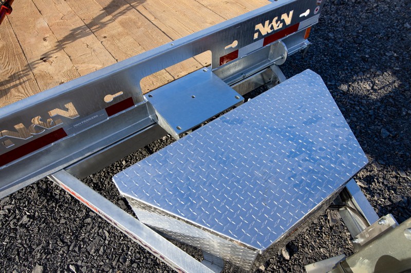 2026 N&N 80” x 20ft Lowland Full Tilt Trailer – 4in Drop, 2x7000lb Axles – Equipment Trailer, Flatbed – Galvanized