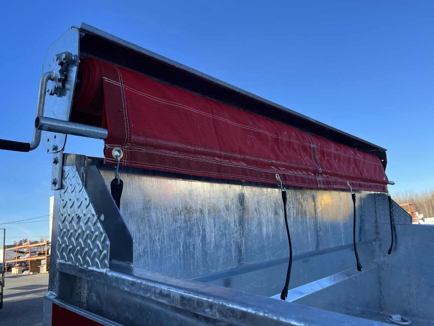 2025 7X14 HD Hydraulic Dump Trailer – 2x 7500LB Axles w/ Spare Mount & Tarp Bar – Galvanized – Discount available – *Call or text 204-202-7783