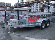 2026 N&N 7×12 HD Hydraulic Dump Trailer – 2x7000lb Axles w/ Spare Mount – Galvanized