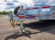 2026 N&N 7×20 Lowbed Equipment Trailer – IRON HD 2x7000lbs Axles (Spare Tire Optional) – Flatbed – Galvanized