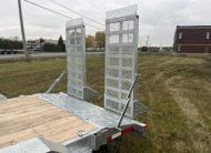 2025 N&N 7×22 Lowbed Equipment Trailer C8-IronHD – 3x7000lb Axles, Flatbed Galvanized