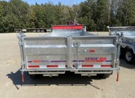 2026 N&N 7×16 HD Hydraulic Dump Trailers, 12K Hydraulic Front Jack, 3x7500lb Axles W/ Spare Mount – Galvanized – Winnipeg