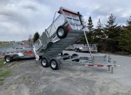 2026 N&N 6×12 INNO Dump Galvanized Trailer – 2x 5200LBS Axles w/ 24in Mesh Side and Ramps Included – Bi-Weekly payments as low as 110$ OAC