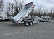 2026 N&N 7×14 Inno Dump Hydraulic Trailer – 2X7000LBS Axles W/ Landscape Gate – Galvanized | Bi-Weekly payments as low as 118$ OAC
