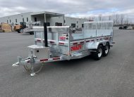 2026 N&N 7×14 Inno Dump Hydraulic Trailer – 2X7000LBS Axles W/ Landscape Gate – Galvanized | Bi-Weekly payments as low as 118$ OAC