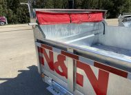 2026 N&N 7×16 HD Hydraulic Dump Trailers, 12K Hydraulic Front Jack, 3x7500lb Axles W/ Spare Mount – Galvanized – Winnipeg