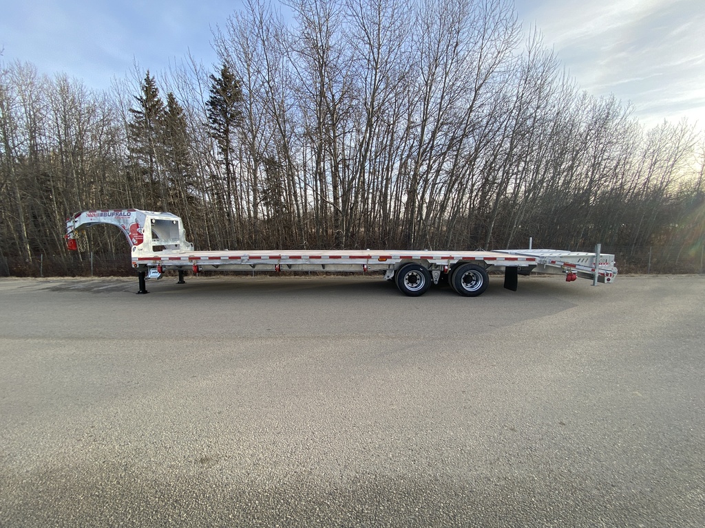 2026 N&N BUFFALO PREMIUM 30’+5′ GOOSENECK DECKOVER TRAILER – 2x 15,000 lb AXLES- HYDRAULIC BRAKE, DUAL-WHEEL TANDEM WITH HYDRAULICS JACKS – GALVANIZED