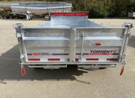 2026 N&N 7X14 HD Hydraulic Dump Trailer – 2x7500LB Axles w/ Spare Mount & Tarp Bar & Hydraulic Jack – Galvanized – Edmonton