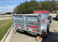 2025 N&N 5×10 INNO Dump Hydraulic Trailer – 2x 5200LBS Axles w/ Landscape Gate – Galvanized – Edmonton – 2X In Stock
