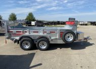 2025 N&N 6×12 INNO Dump Hydraulic Trailer – 2x 5200LBS Axles– Galvanized – Edmonton – 2x in Stock
