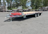 2026 N&N 102″ x 20 PACK HD Deckover Bumper Pull w/ 2×7 000lbs axles – 90″ ramps included – Galvanized