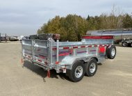 2026 N&N 7X14 HD Hydraulic Dump Trailer – 2x7500LB Axles w/ Spare Mount & Tarp Bar & Hydraulic Jack – Galvanized – Edmonton