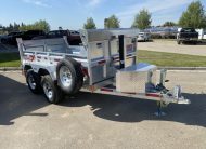 2025 N&N 5×10 INNO Dump Hydraulic Trailer – 2x 5200LBS Axles w/ Landscape Gate – Galvanized – Edmonton – 2X In Stock