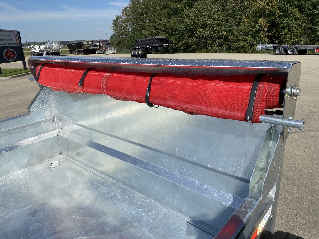 2025 N&N 6×12 INNO Dump Hydraulic Trailer – 2x 5200LBS Axles– Galvanized – Edmonton – 2x in Stock