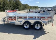 2026 N&N 7×14 INNO Dump Hydraulic Trailer – 2x 7000LBS Axles – w/Ramps Included – Galvanized
