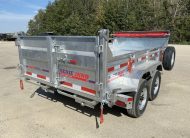 2026 N&N 7×14 INNO Dump Hydraulic Trailer – 2x 7000LBS Axles – w/Ramps Included – Galvanized