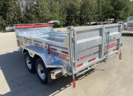 2026 N&N 7×14 INNO Dump Hydraulic Trailer – 2x 7000LBS Axles – w/Ramps Included – Galvanized