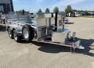 2026 N&N 7×14 INNO Dump Hydraulic Trailer – 2x 7000LBS Axles – w/Ramps Included – Galvanized