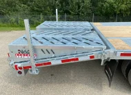 2027 N&N BUFFALO PREMIUM 35’+5′ GOOSENECK DECKOVER TRAILER HUTCH TYPE SUSPENSION– 3x 16,000 lbs AXLES ELEC/ OVER HYDRAULICS, DUAL-WHEEL, WITH HYDRAULICS JACKS & HYDRAULIC FLIP OVER RAMPS – GALVANIZED