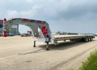 2027 N&N BUFFALO PREMIUM 35’+5′ GOOSENECK DECKOVER TRAILER HUTCH TYPE SUSPENSION– 3x 16,000 lbs AXLES ELEC/ OVER HYDRAULICS, DUAL-WHEEL, WITH HYDRAULICS JACKS & HYDRAULIC FLIP OVER RAMPS – GALVANIZED