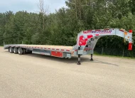 2027 N&N BUFFALO PREMIUM 35’+5′ GOOSENECK DECKOVER TRAILER HUTCH TYPE SUSPENSION– 3x 16,000 lbs AXLES ELEC/ OVER HYDRAULICS, DUAL-WHEEL, WITH HYDRAULICS JACKS & HYDRAULIC FLIP OVER RAMPS – GALVANIZED