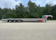 2027 N&N BUFFALO PREMIUM 35’+5′ GOOSENECK DECKOVER TRAILER HUTCH TYPE SUSPENSION– 3x 16,000 lbs AXLES ELEC/ OVER HYDRAULICS, DUAL-WHEEL, WITH HYDRAULICS JACKS & HYDRAULIC FLIP OVER RAMPS – GALVANIZED