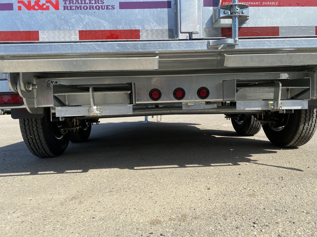 2026 N&N 7×14 INNO Dump Hydraulic Trailer – 2x 7000LBS Axles – w/Ramps Included – Galvanized