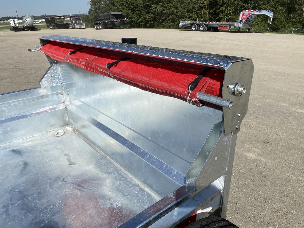 2026 N&N 7×14 INNO Dump Hydraulic Trailer – 2x 7000LBS Axles – w/Ramps Included – Galvanized