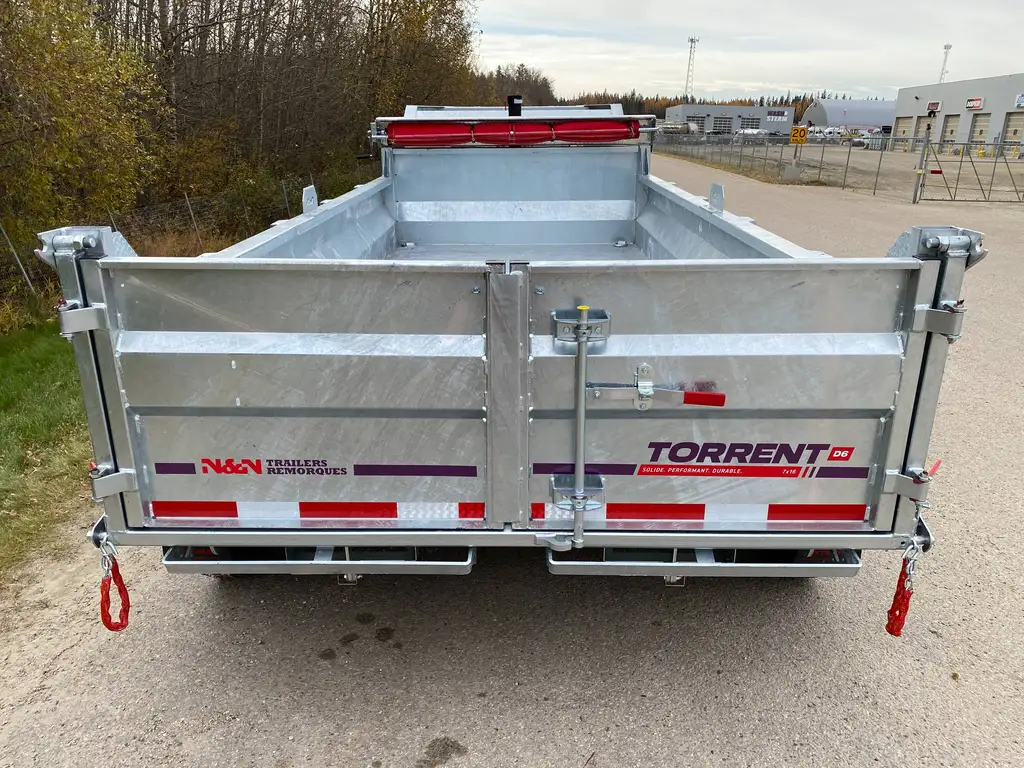 2027 N&N Torrent 7×16 HD Gooseneck Hydraulic Dump Trailers, Hydraulic Jack, 7GA/12in Crossmemeber Upgrade Floor – 3x7000lb Axles – Galvanized – Edmonton