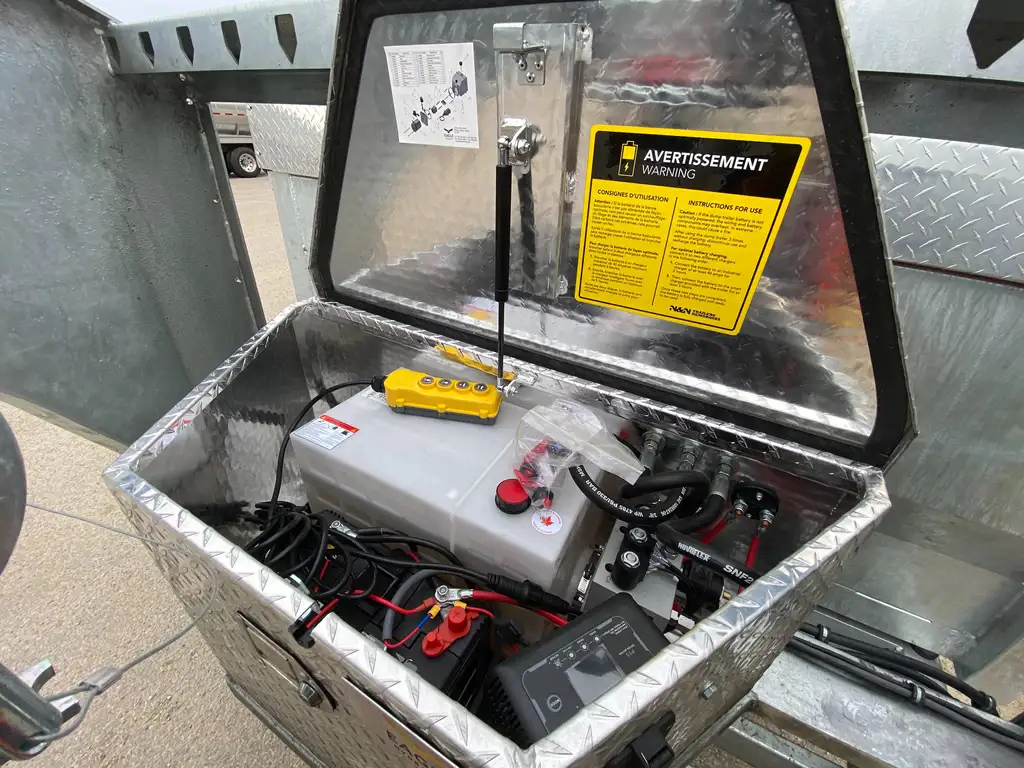 2027 N&N Torrent 7×16 HD Gooseneck Hydraulic Dump Trailers, Hydraulic Jack, 7GA/12in Crossmemeber Upgrade Floor – 3x7000lb Axles – Galvanized – Edmonton