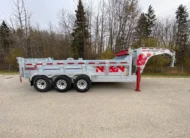 2027 N&N Torrent 7×16 HD Gooseneck Hydraulic Dump Trailers, Hydraulic Jack, 7GA/12in Crossmemeber Upgrade Floor – 3x7000lb Axles – Galvanized – Edmonton