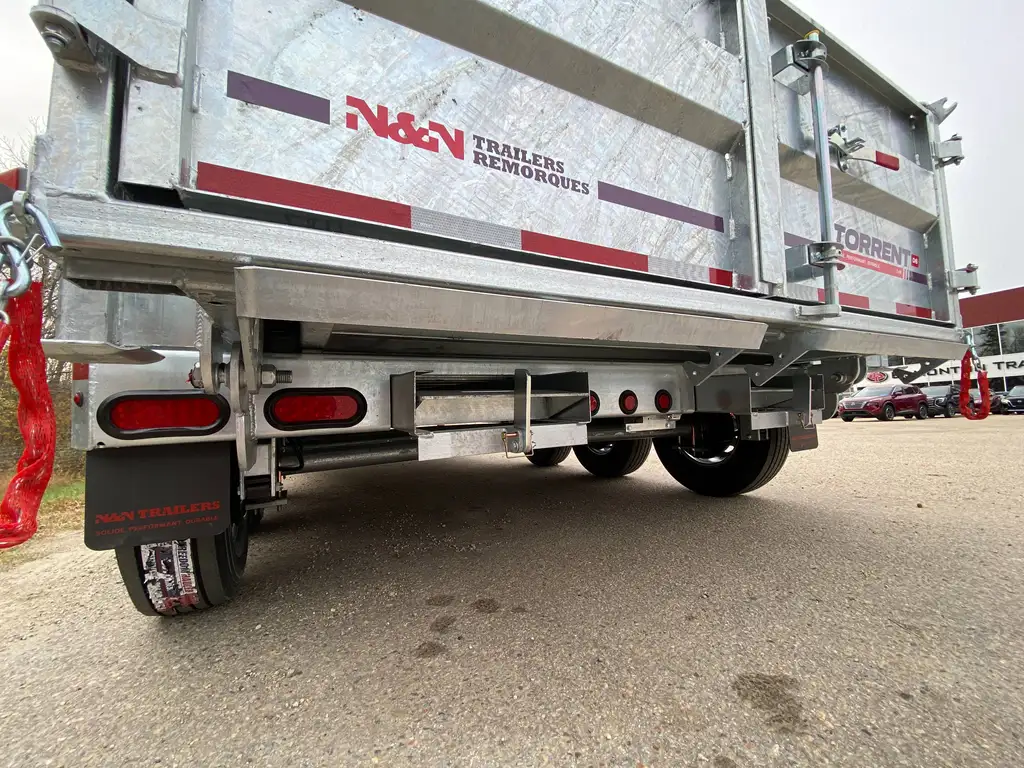 2027 N&N Torrent 7×16 HD Gooseneck Hydraulic Dump Trailers, Hydraulic Jack, 7GA/12in Crossmemeber Upgrade Floor – 3x7000lb Axles – Galvanized – Edmonton