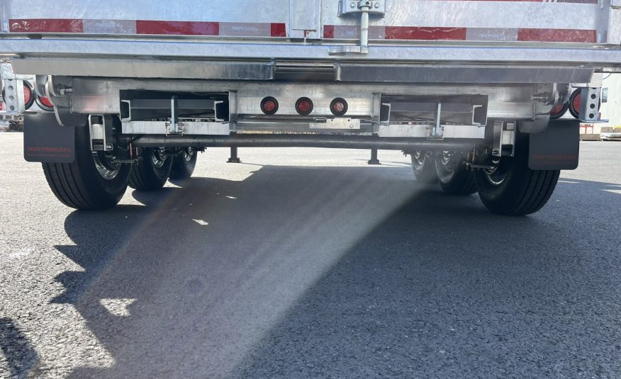 2026 N&N 7×16 HD Hydraulic Dump Trailers, Hydraulic Jack – 3x7500lb Axles – Galvanized – IN Stock – Edmonton