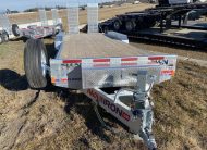 2026 N&N 7×24 Lowbed Equipment Trailer C8-IronHD – 3x7000lb Axles, Flatbed Galvanized – Spare Tire in Option