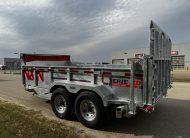 2026 N&N 7×14 HD Dump Hydraulic Trailer – Landscape Gate – Hydraulic Front Jack – 2x 7500LBS Axles – Galvanized – Edmonton