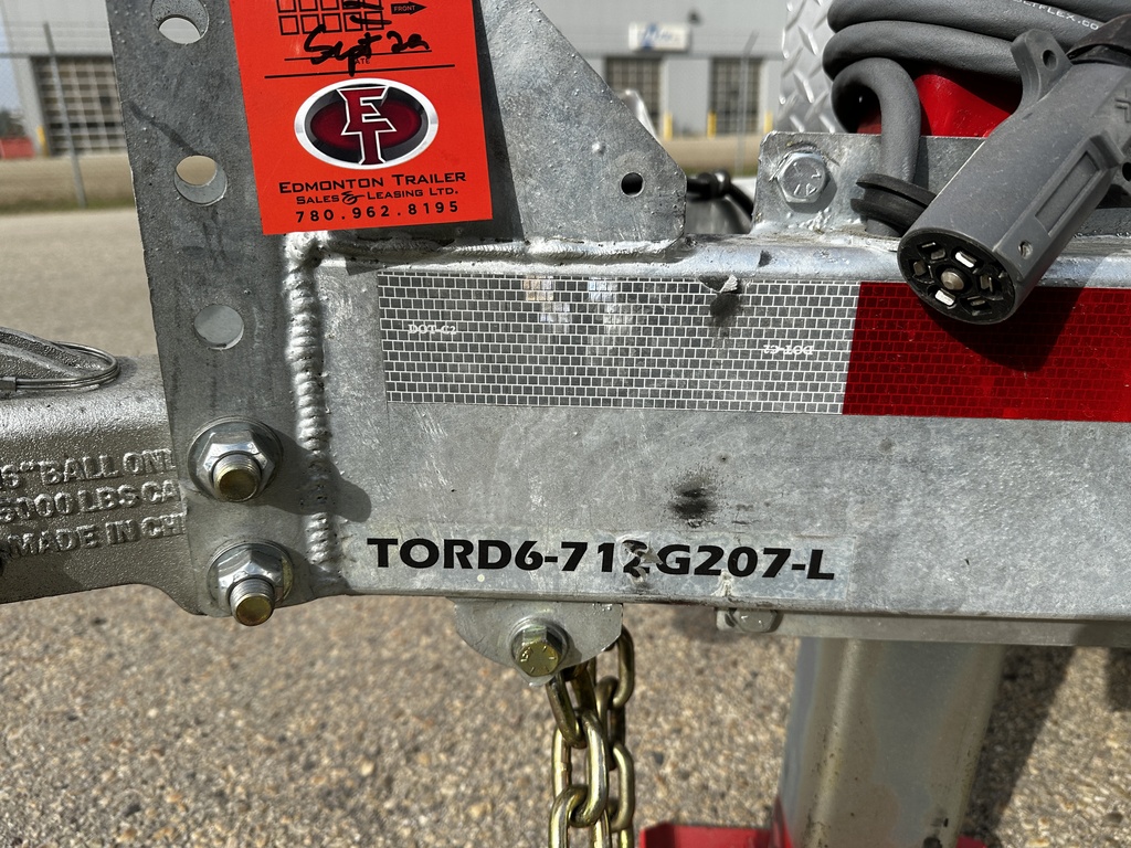 2026 N&N 7×12 HD Dump Hydraulic Trailer – Landscape Gate – Hydraulic Front Jack – 2x 7500LBS Axles – Galvanized – Edmonton