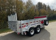 2026 N&N 7×14 HD Dump Hydraulic Trailer – Landscape Gate – Hydraulic Front Jack – 2x 7500LBS Axles – Galvanized – Edmonton