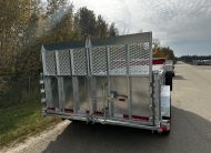 2026 N&N 7×14 HD Dump Hydraulic Trailer – Landscape Gate – Hydraulic Front Jack – 2x 7500LBS Axles – Galvanized – Edmonton