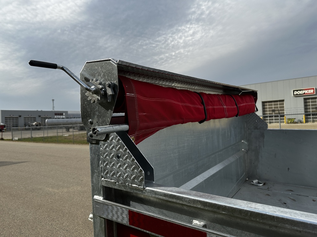 2026 N&N 7×14 HD Dump Hydraulic Trailer – Landscape Gate – Hydraulic Front Jack – 2x 7500LBS Axles – Galvanized – Edmonton