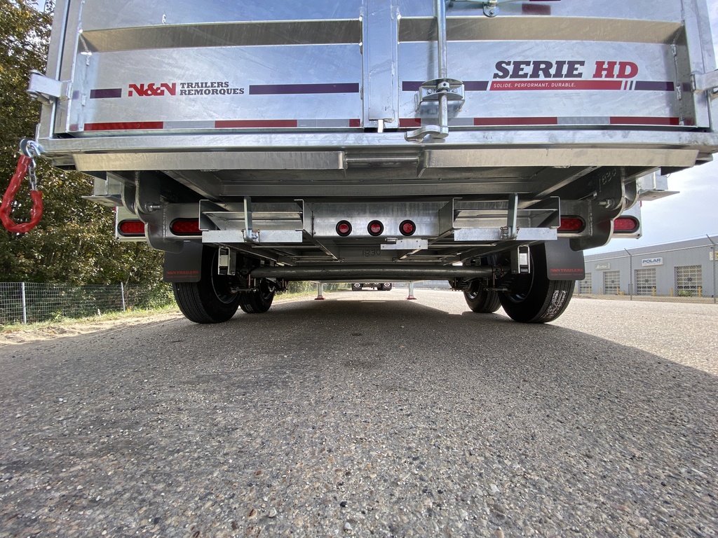 2026 N&N 7×16 Gooseneck HD Dump Hydraulic Trailer – Hydraulic Front Jack – 2x 800LBS Axles – Galvanized – Edmonton