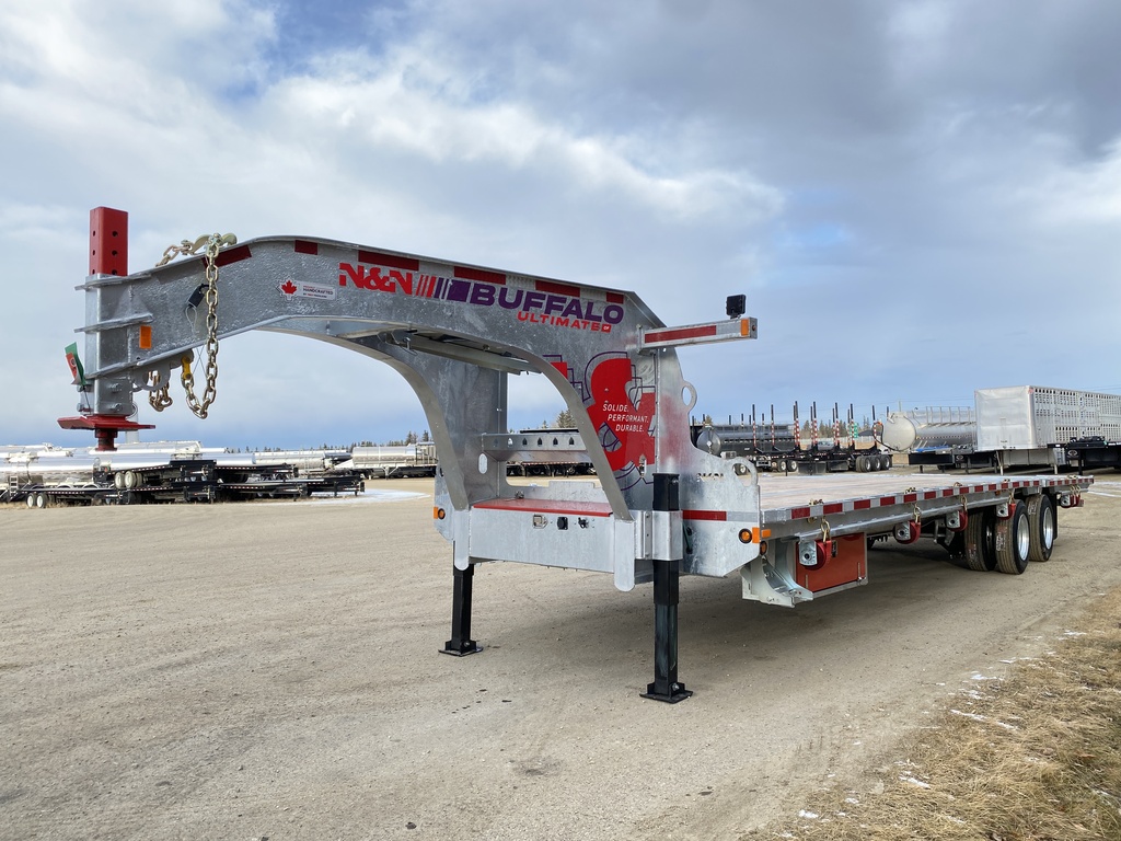 2026 N&N Buffalo Ultimate 22′ + 12′ Gooseneck Deck Over Trailer – 2x 16,000 lb Axles, Dual-Wheel, Electric over Hydraulic Brake – Galvanized – GVWR 40 000LBS