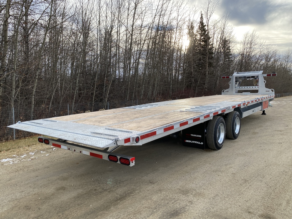 2026 N&N Buffalo Ultimate 22′ + 12′ Gooseneck Deck Over Trailer – 2x 16,000 lb Axles, Dual-Wheel, Electric over Hydraulic Brake – Galvanized – GVWR 40 000LBS