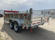 2026 N&N 7×16 Gooseneck HD Dump Hydraulic Trailer – Hydraulic Front Jack – 2x 800LBS Axles – Galvanized – Edmonton