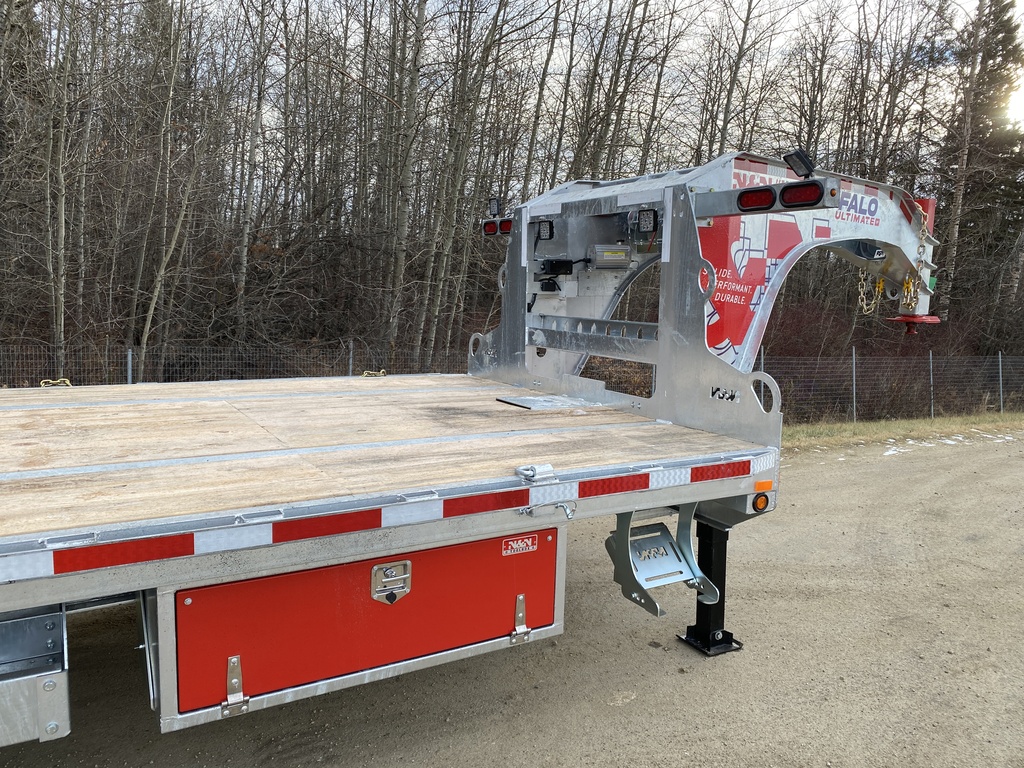 2026 N&N Buffalo Ultimate 22′ + 12′ Gooseneck Deck Over Trailer – 2x 16,000 lb Axles, Dual-Wheel, Electric over Hydraulic Brake – Galvanized – GVWR 40 000LBS