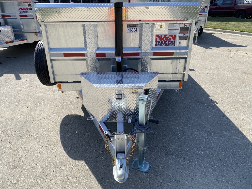 2026 N&N 6×12 INNO Dump Hydraulic Trailer – 2x 5200LBS Axles – w/Ramps Included – Galvanized | Bi-Weekly payments as low as 94$ OAC – WINNIPEG