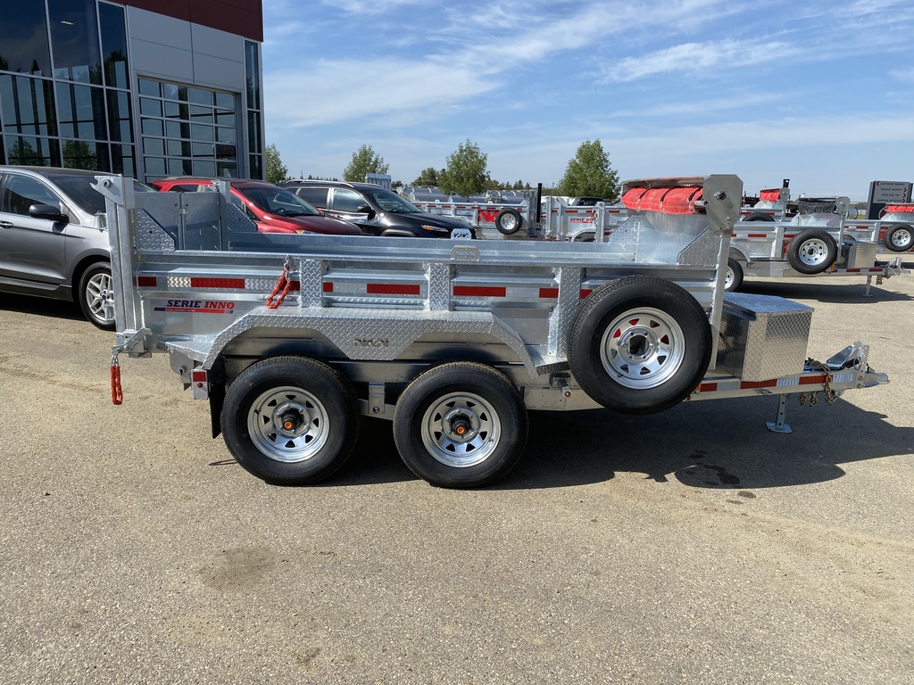 2026 N&N 5×10 INNO Dump Hydraulic Trailer – 2x 5200LBS Axles – Galvanized | Bi-Weekly payments as low as 81$ OAC – WINNIPEG